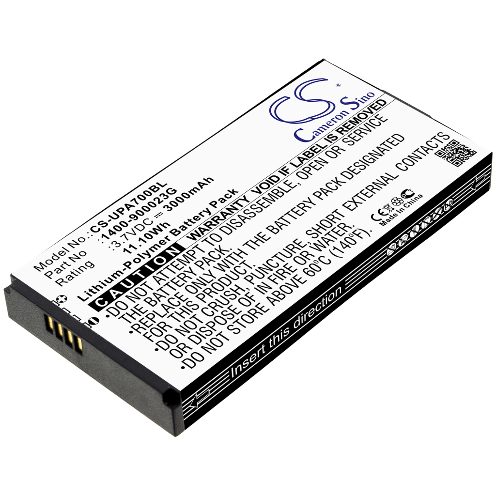 Codice a barre, batteria dello scanner Unitech PA700MCA (CS-UPA700BL)