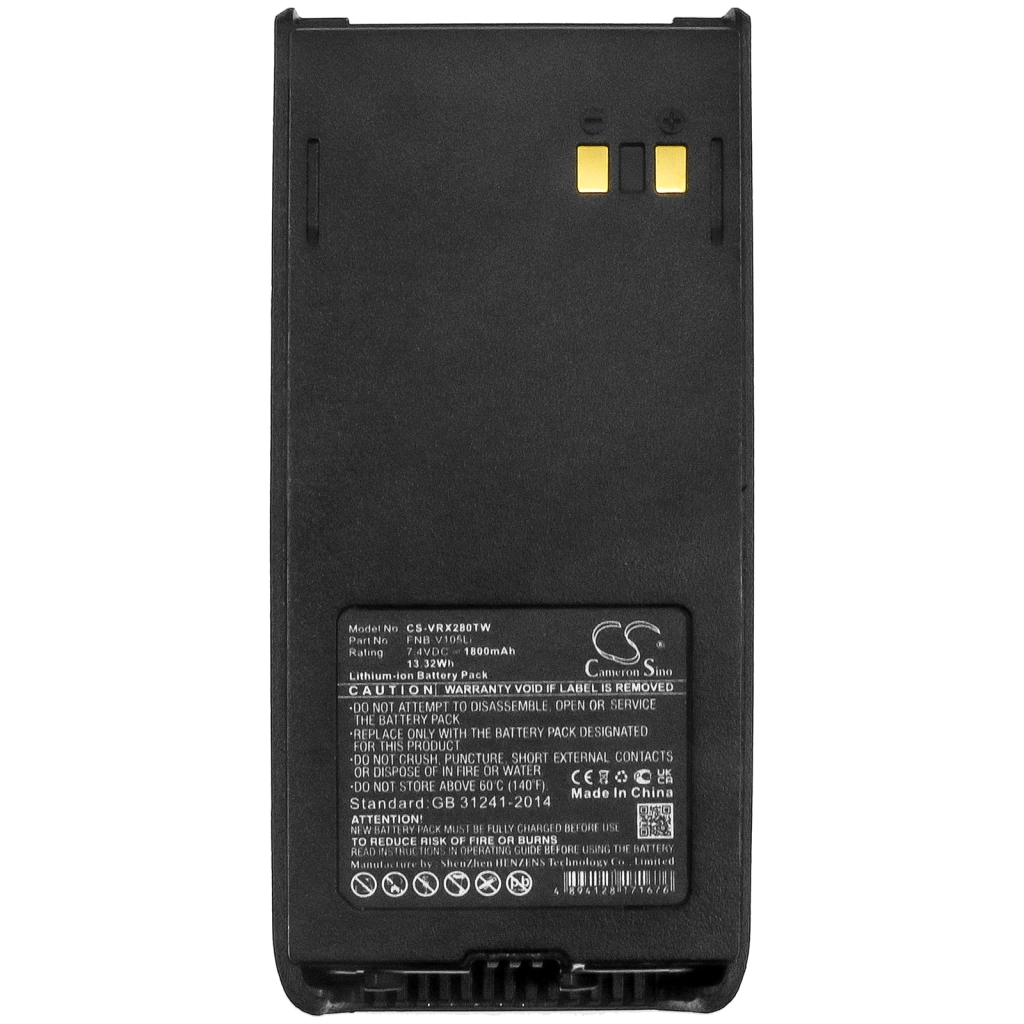Batteria radio bidirezionale Vertex CS-VRX280TW