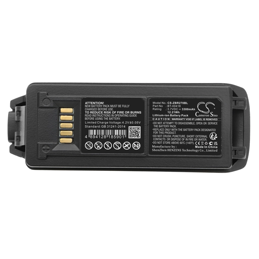 Codice a barre, batteria dello scanner Zebra MC2700 (CS-ZBR270BL)