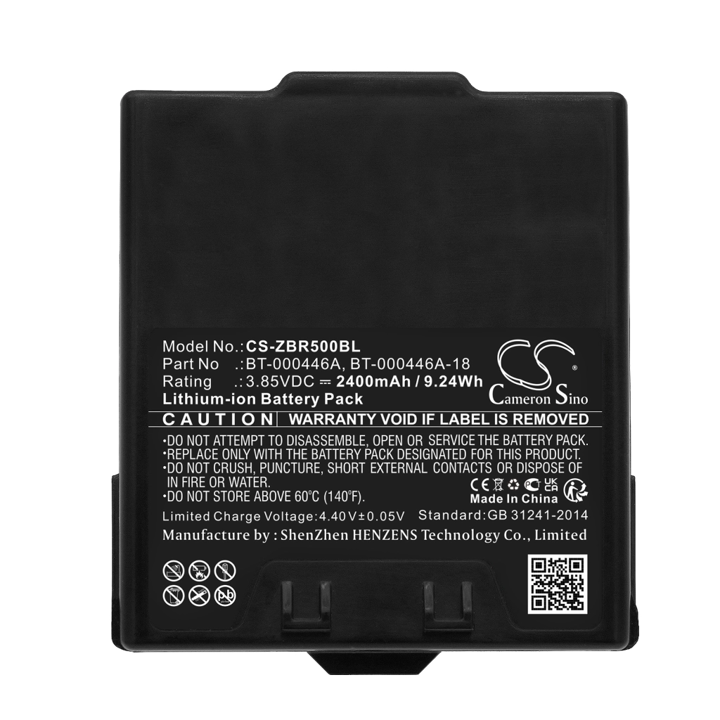 Codice a barre, batteria dello scanner Zebra WS5000 (CS-ZBR500BL)