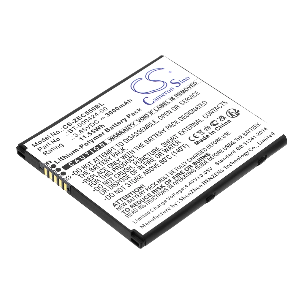 Codice a barre, batteria dello scanner Zebra EC55AK-11B132-NA