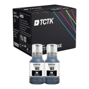 TCTK Ink 102 2 Pack Black compatible with Epson EcoTank ET-15000 ET-2700 ET-2750 ET-2850 ET-3750 ET-4750 ET-4850, WorkForce ST-2000, replaces C13T03R140