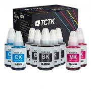 TCTK Cartucce d'inchiostro GI-490BK Pigment set da 2 Nero compatibile con Canon PIXMA G1400 G1410 G1411 G2400 G2410 G2411 G3400 G3410 G3411 G4400 G4410 G4411