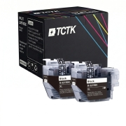 TCTK Cartucce d'inchiostro LC-3219XL set da 2 Nero compatibile con Brother MFC-J 5330 DW, per MFC-J 5335 DW DWF, per MFC-J 5730 DW, per MFC-J 5830 DW, per MFC-J 5930 DW, sostituisce LC3219XLBK
