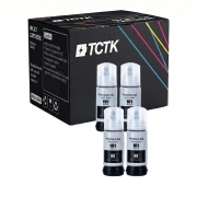 TCTK Cartucce d'inchiostro 70ml E-101BK set da 4 Nero compatibile con Epson EcoTank L14150 L4150 L4160 L4260 L4266 L6160 L6170 L6176 L6190 L6260 L6270 L6276 L6290