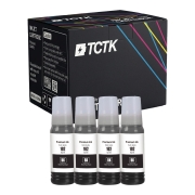 TCTK Ink 102 4 Pack Black compatible with Epson EcoTank ET-15000 ET-2700 ET-2750 ET-2850 ET-3700 ET-3750 ET-3850 ET-4750 ET-4850 WorkForce ST-2000, replaces C13T03R140