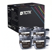 TCTK Cartucce d'inchiostro LC-3217 set da 4 Nero compatibile con Brother MFC-J 5330 DW, per MFC-J 5335 DW DWF, per MFC-J 5730 DW, per MFC-J 5830 DW, per MFC-J 5930 DW, sostituisce LC3217BK