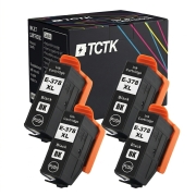 TCTK Cartucce d'inchiostro 378XL set da 4 Nero compatibile con Epson Expression Photo HD XP-15000, per Expression Photo XP-8000 XP-8005 XP-8500 XP-8505 XP-8600 XP-8605, sostituisce C13T37914010
