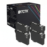 TCTK Cartucce d'inchiostro 604XL set da 4 Nero compatibile con Epson Expression Home XP-2200 XP-2205 XP-3200 XP-3205, per Expression Home XP-3205 E, sostituisce C13T10H14010