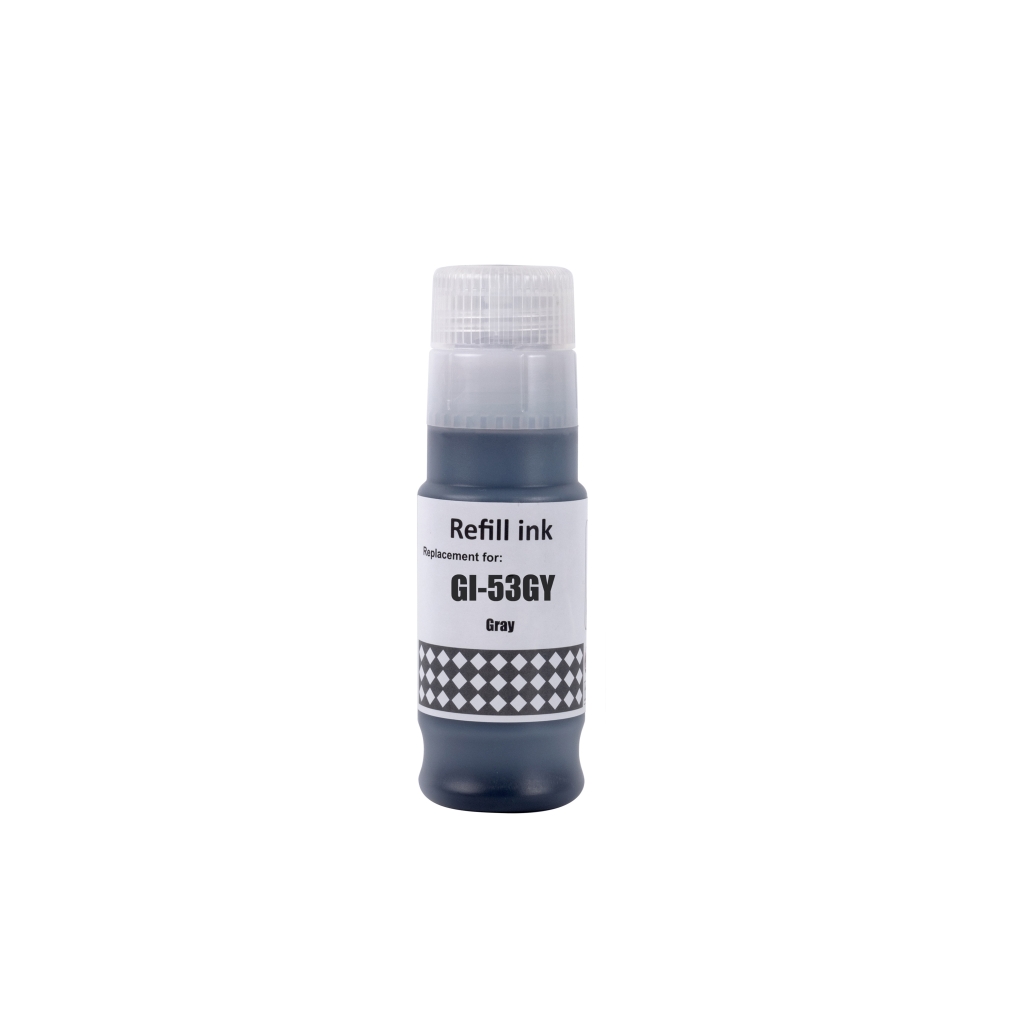 Compatibile con Canon GI-53GY / 70ml Inchiostro Grigia (Inchiostro di stampa)