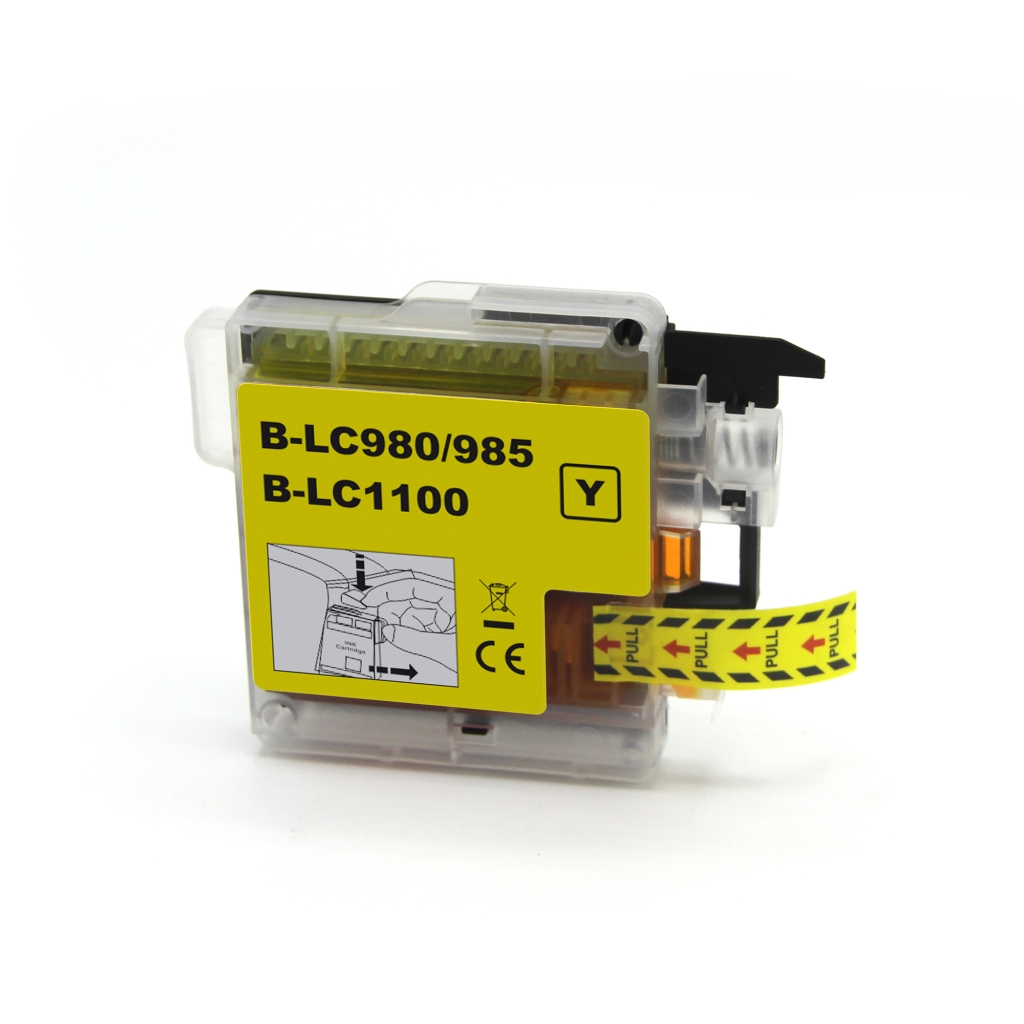 Compatible replacement for Compatible with Brother LC980 / 12ml Ink Yellow (Ink cartridges)