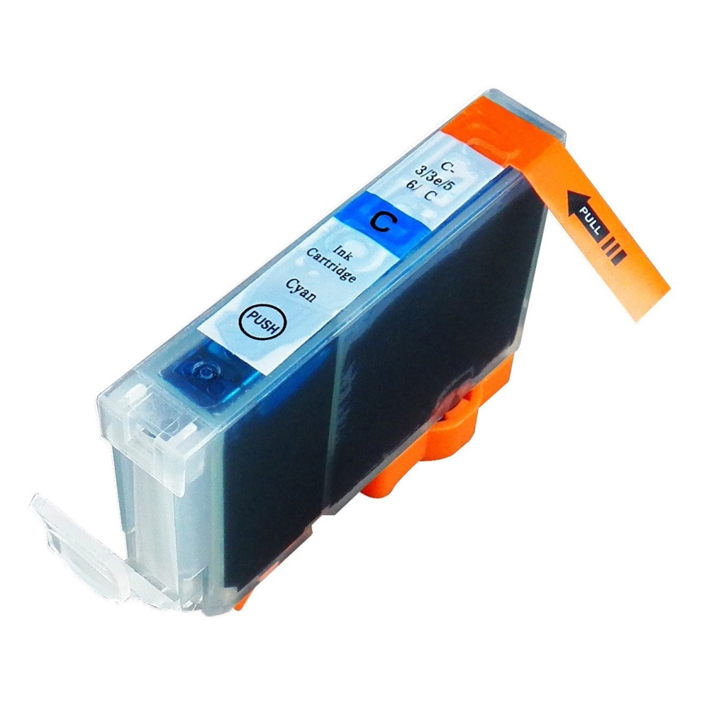 Compatibile con Canon BCI-3 / 14ml Inchiostro Ciano (Cartucce d'inchiostro)
