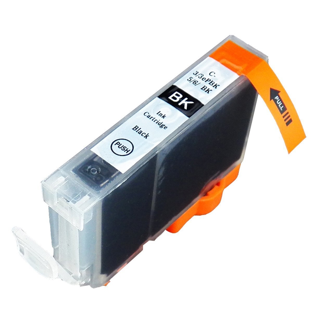 Compatibile con Canon C-3 / 14ml Inchiostro Nero (Cartucce d'inchiostro)