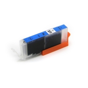 Sostituzione compatibile per Compatibile con Canon CLI-571XLC / 12ml Inchiostro Ciano (Cartucce d'inchiostro)