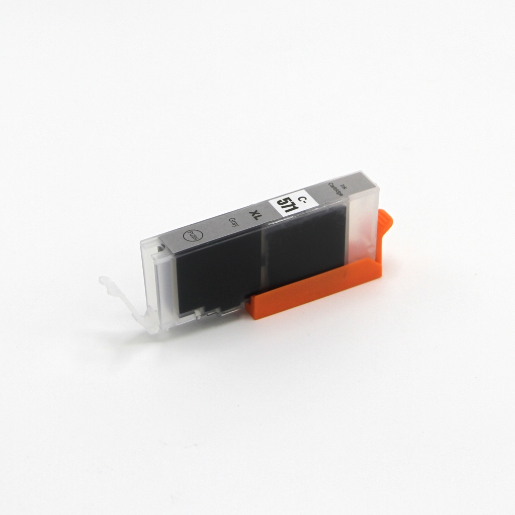 Compatibile con Canon CLI-571XLGY / 12ml Inchiostro Grigia (Cartucce d'inchiostro)
