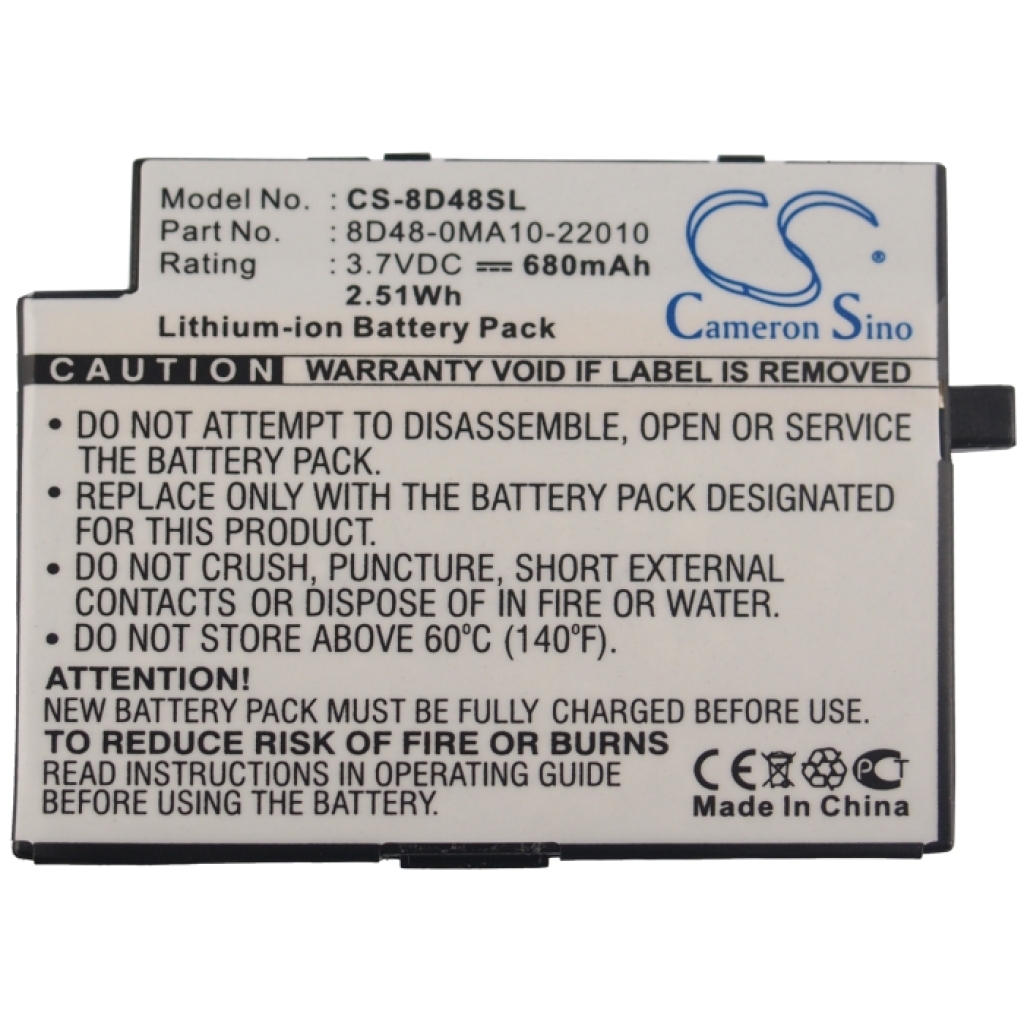 Batterie Batteria del telefono cellulare CS-8D48SL