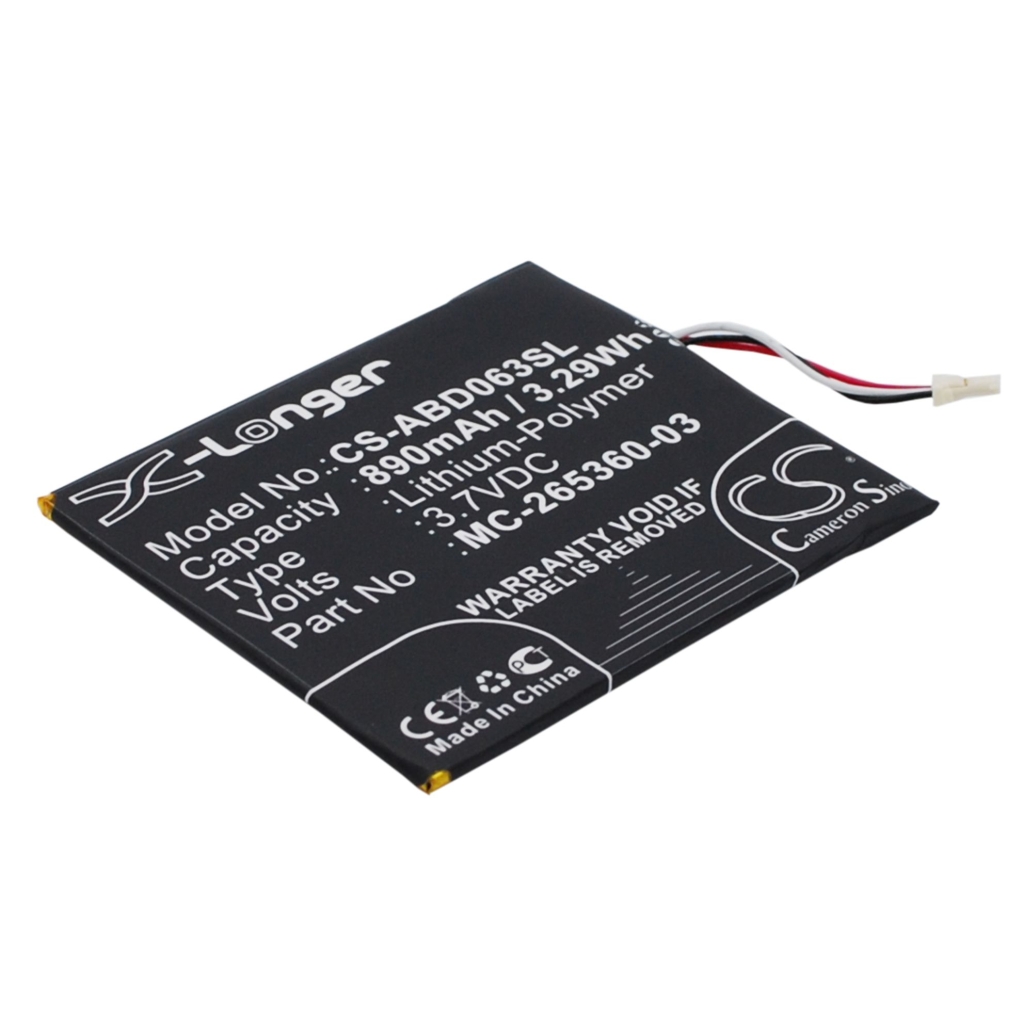 Ebook, batteria eReader Amazon CS-ABD063SL