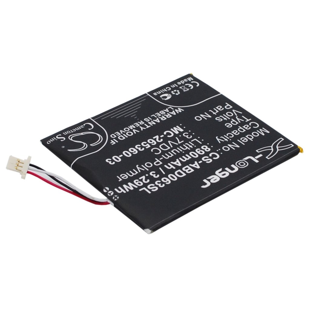 Batterie Ebook, batteria eReader CS-ABD063SL