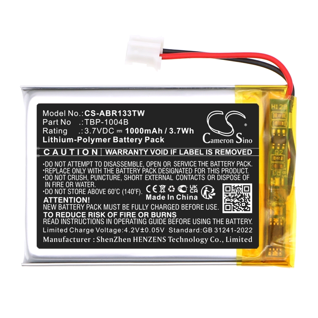 Sostituzione della batteria compatibile per Albrecht TBP-1004B