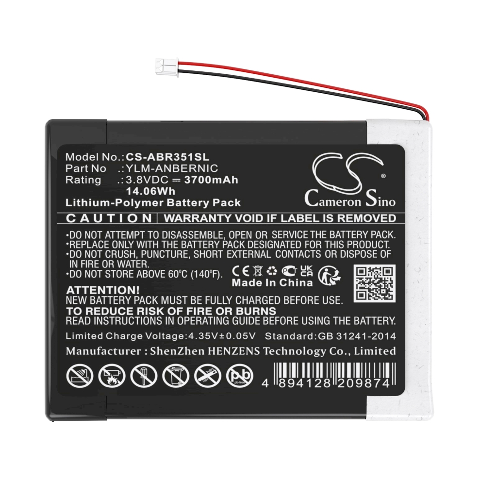 Gioco, PSP, batteria NDS Anbernic CS-ABR351SL