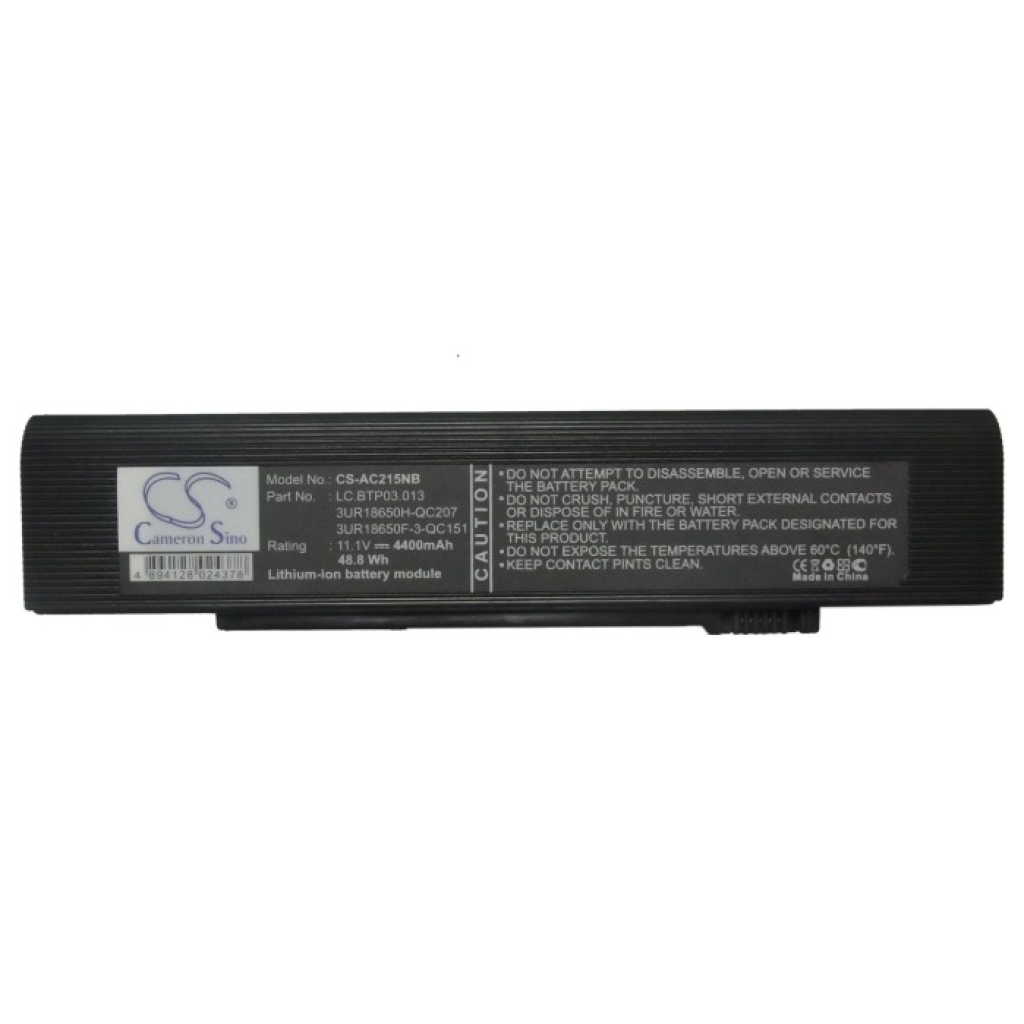 Batterie Sostituisce 3UR18650F-3-QC151