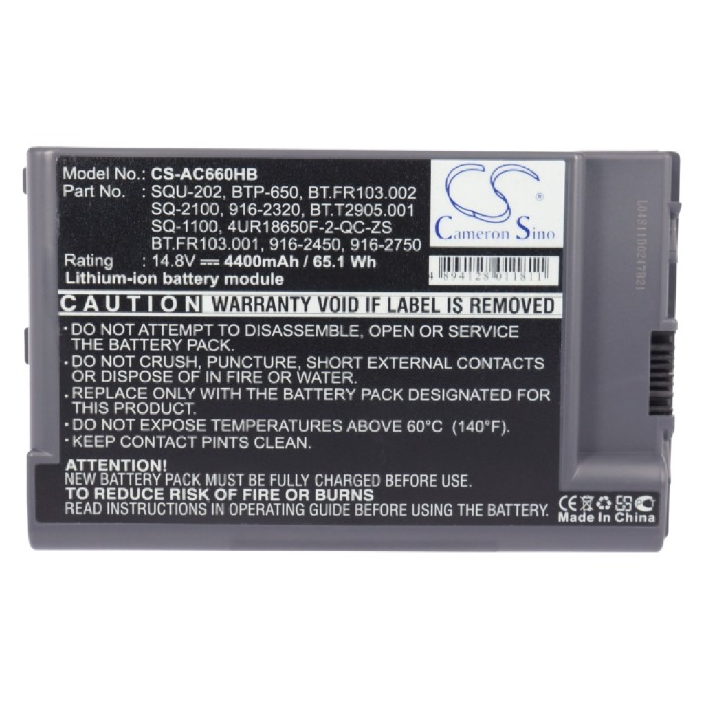 Batteria compatibile con Acer CS-AC660HB