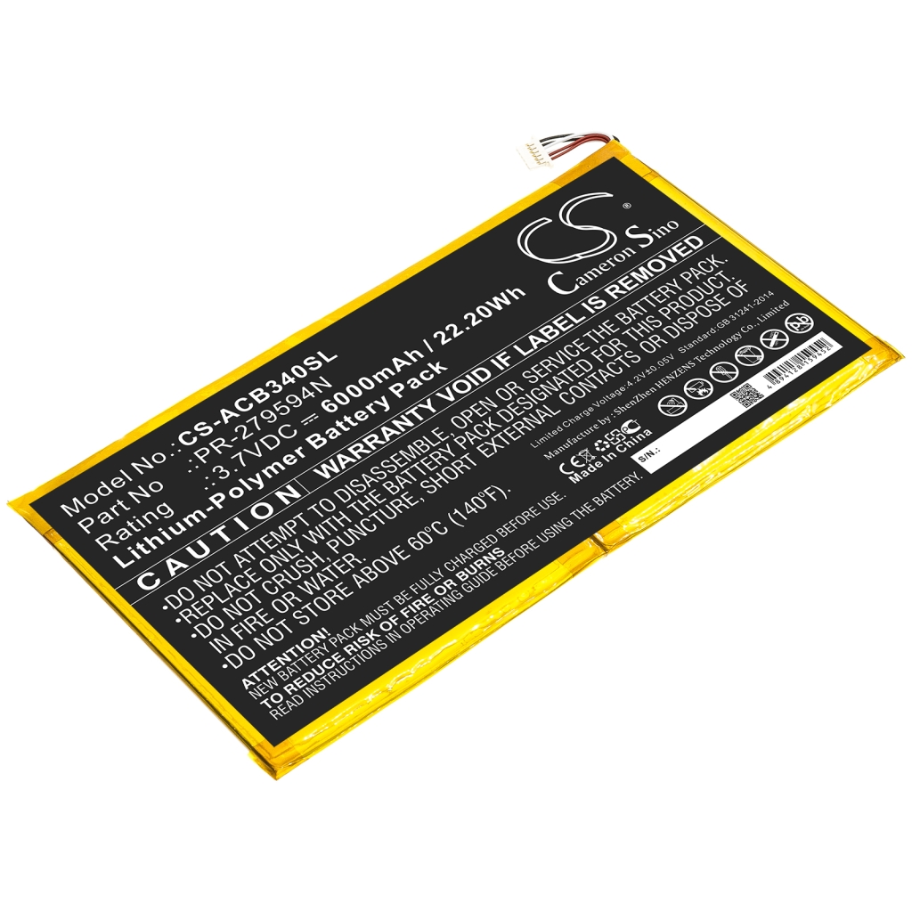 Batteria compressa Acer CS-ACB340SL