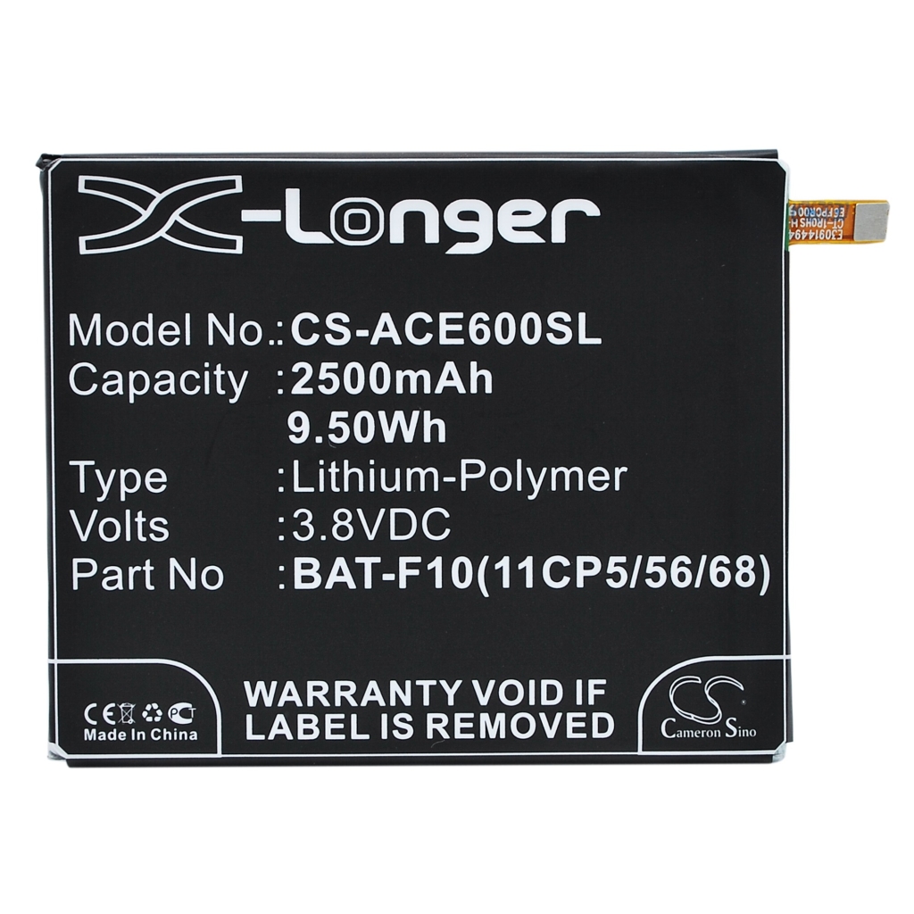 Sostituzione della batteria compatibile per Acer BAT-F10(11CP5/56/68),KT.0010S.012