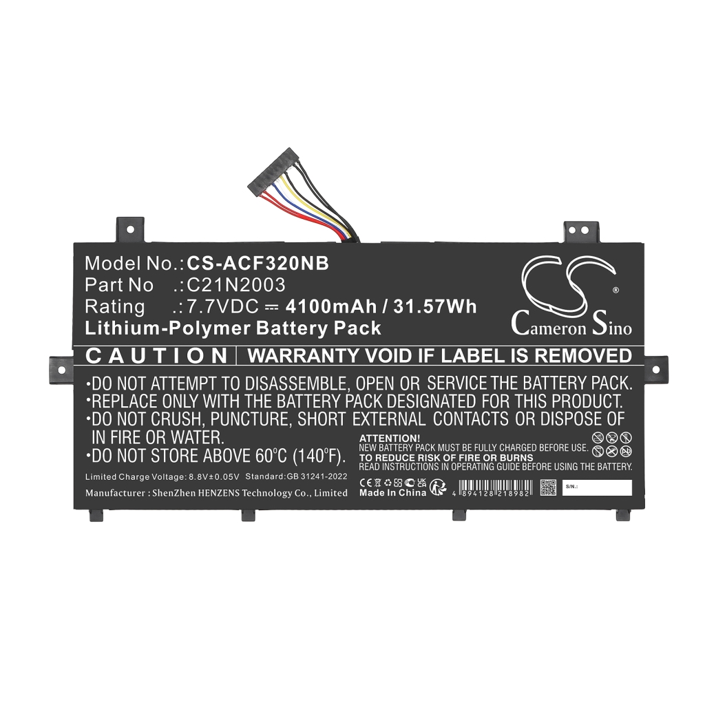 Sostituzione della batteria compatibile per Asus 0B200-03800100,C21N2003