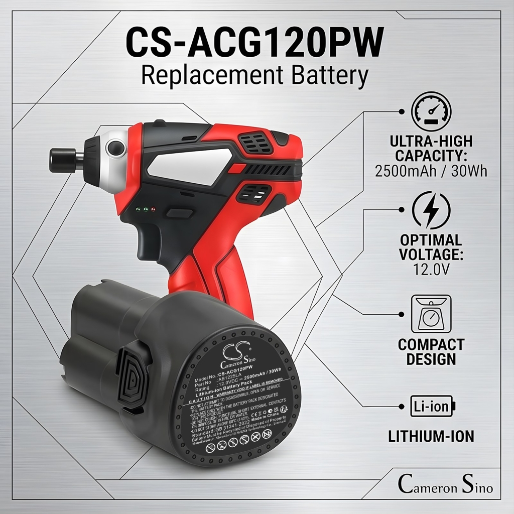 Batteria compatibile con Acdelco CS-ACG120PW