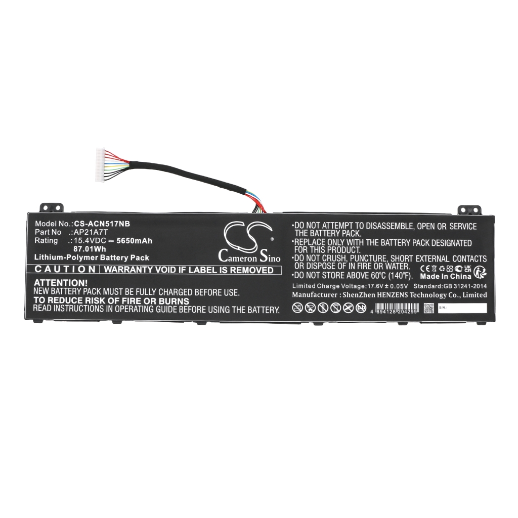 Batterie Sostituisce KT0040G014