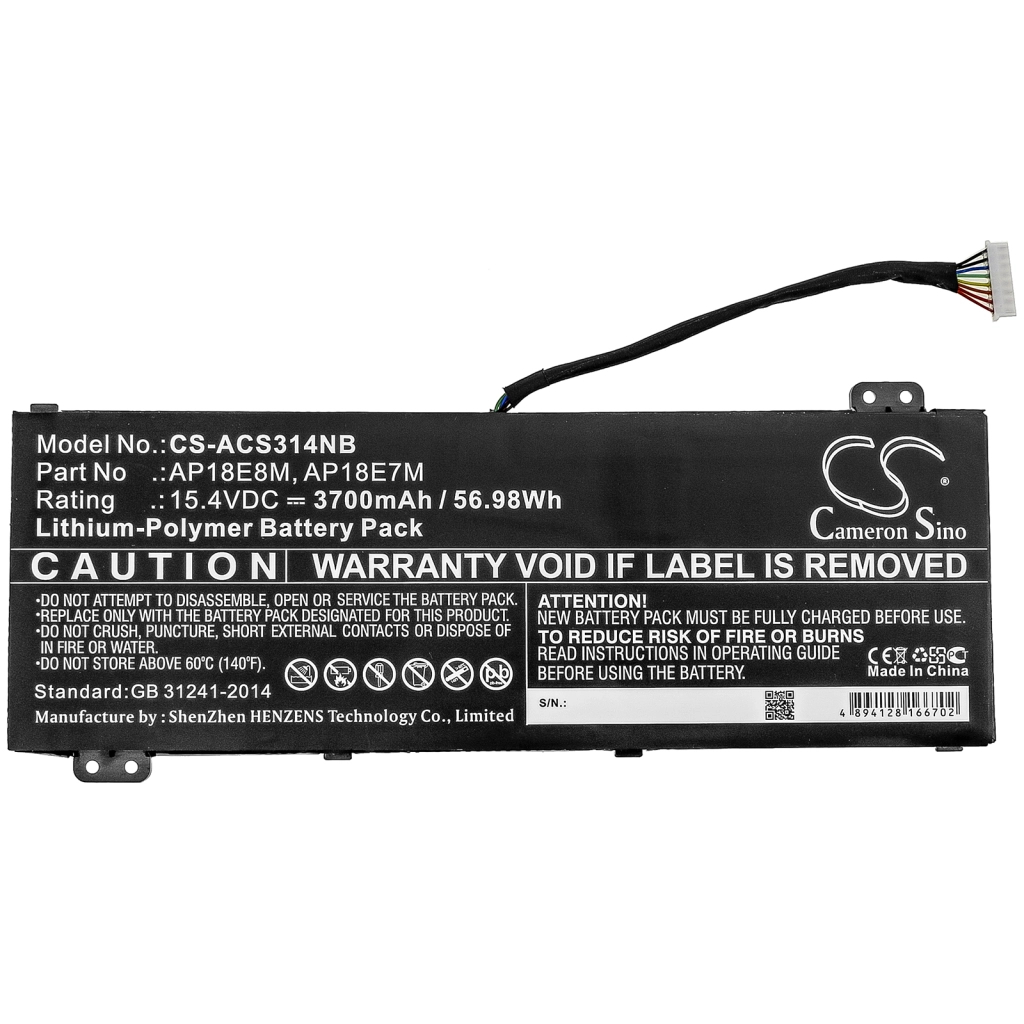 Batteria notebook Acer CS-ACS314NB