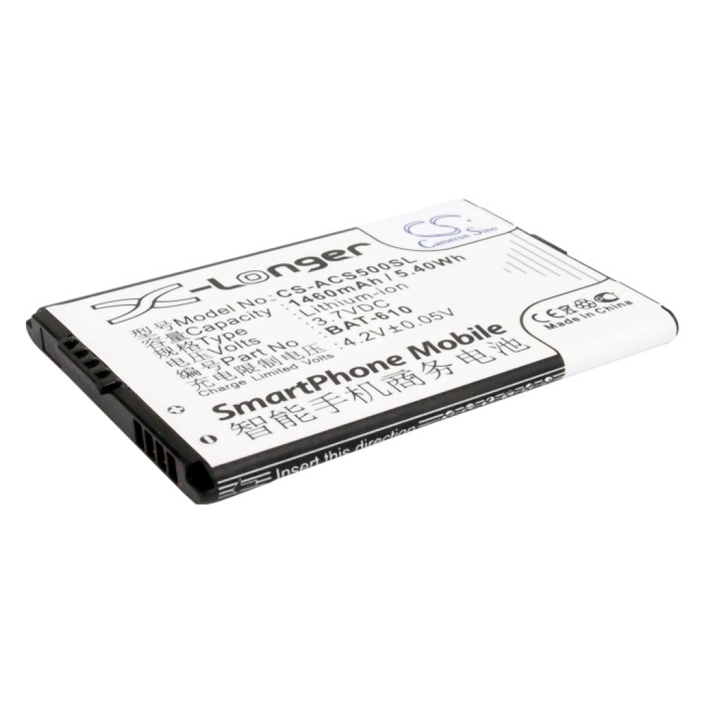 Batteria del telefono cellulare Acer CS-ACS500SL