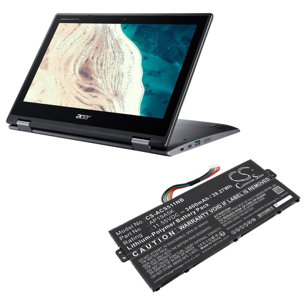 Batteria notebook Acer Chromebook Spin 511 R752T-C56A (CS-ACS511NB)