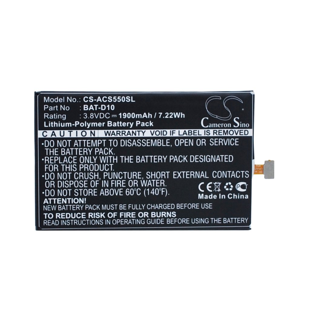 Batterie Batteria del telefono cellulare CS-ACS550SL