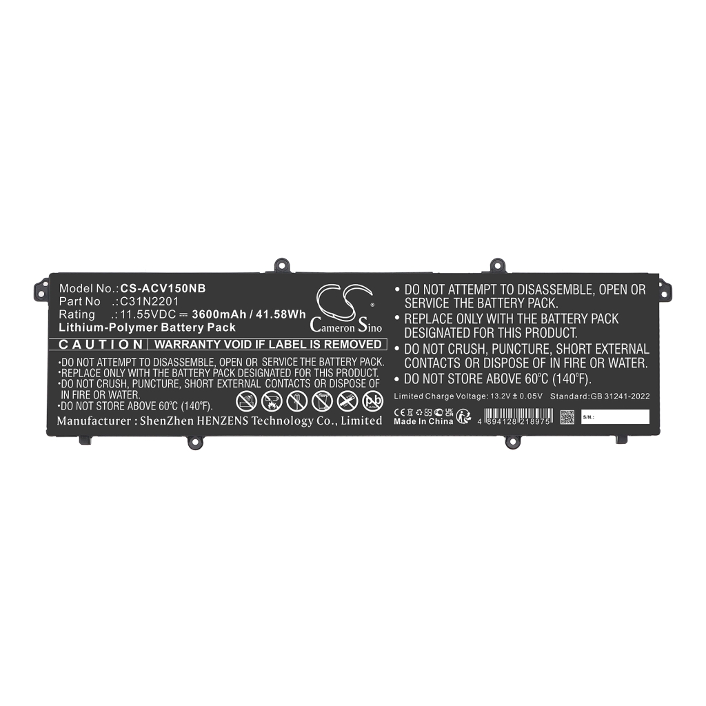 Batteria notebook Asus CS-ACV150NB