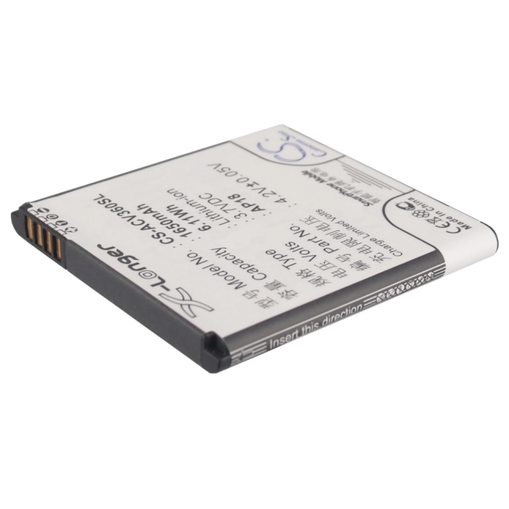 Batteria del telefono cellulare Acer CS-ACV360SL
