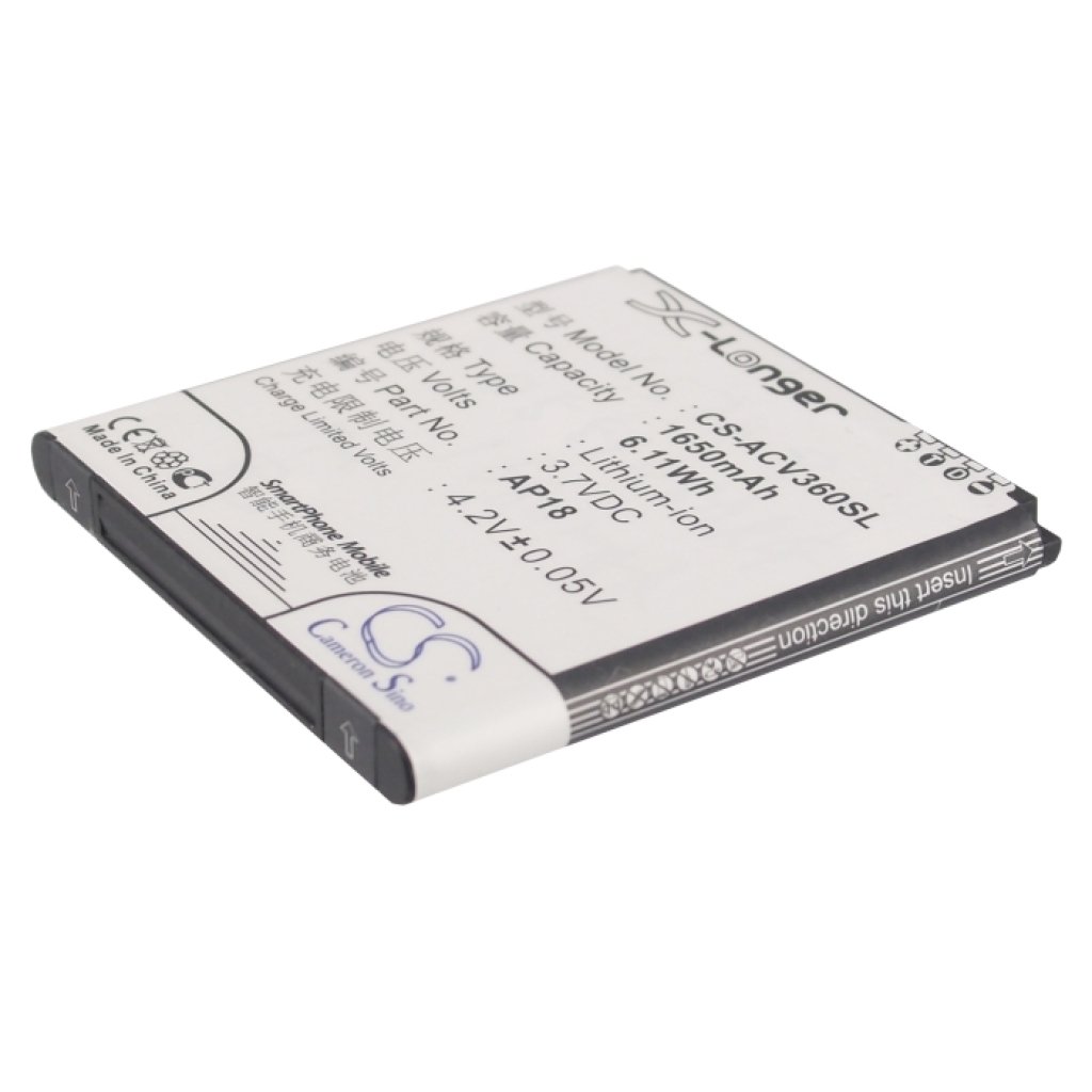 Batterie Batteria del telefono cellulare CS-ACV360SL