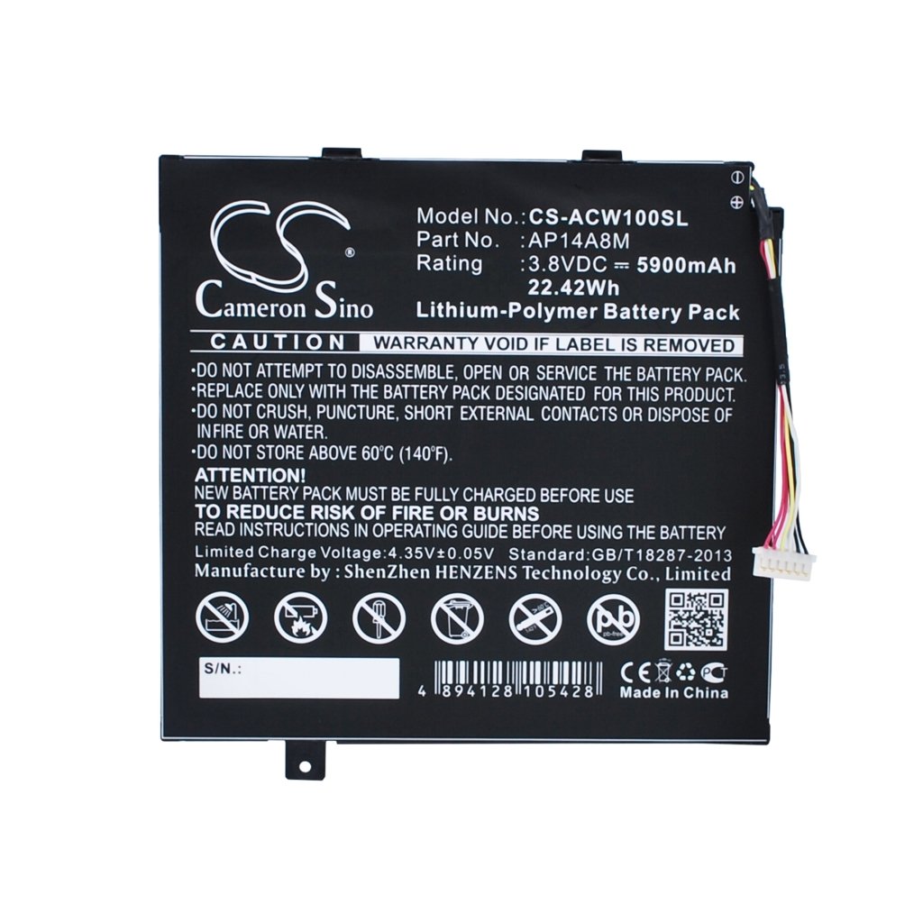 Batterie Sostituisce KT.0020G.004