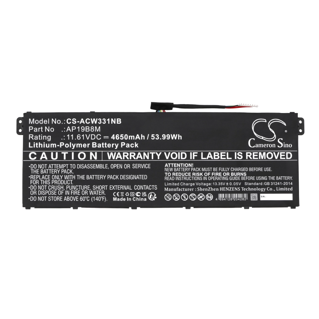 Batteria notebook Acer TravelMate P614P-52 (CS-ACW331NB)