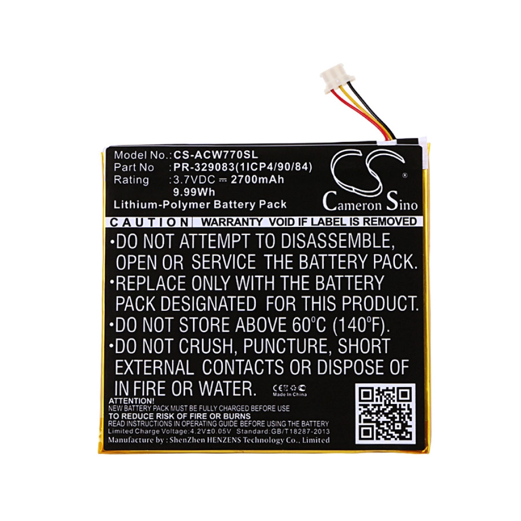 Batteria compressa Acer CS-ACW770SL