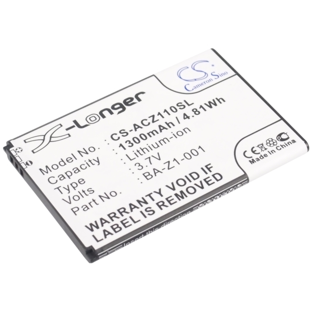 Batteria del telefono cellulare Acer CS-ACZ110SL