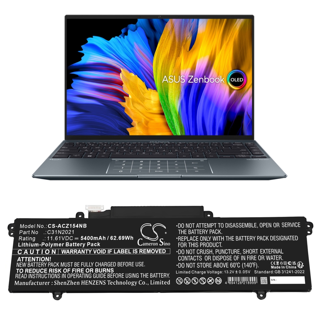 Batterie Sostituisce C31N2021