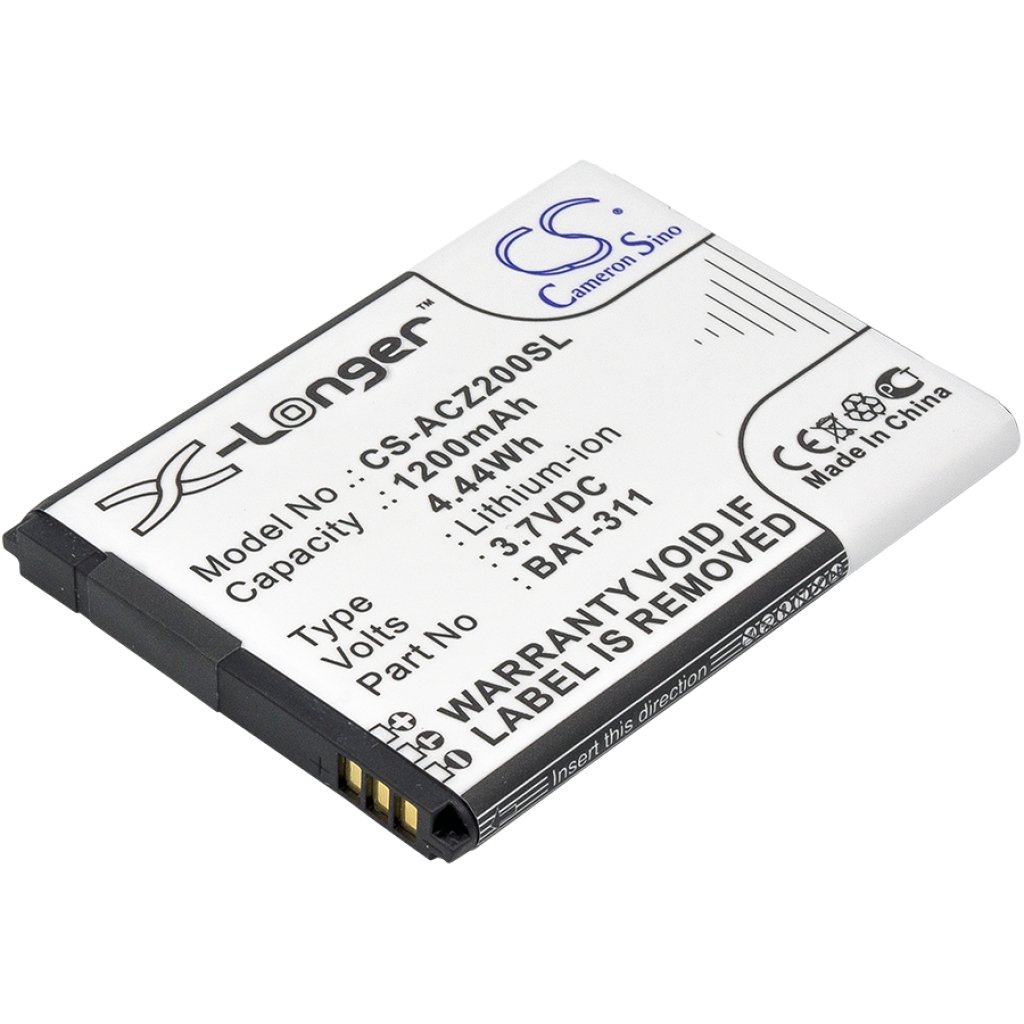 Batterie Batteria del telefono cellulare CS-ACZ200SL