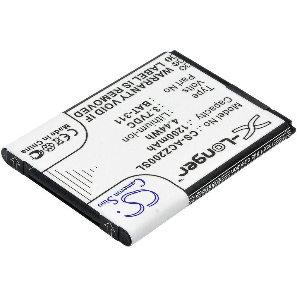 Batterie Batteria del telefono cellulare CS-ACZ200SL