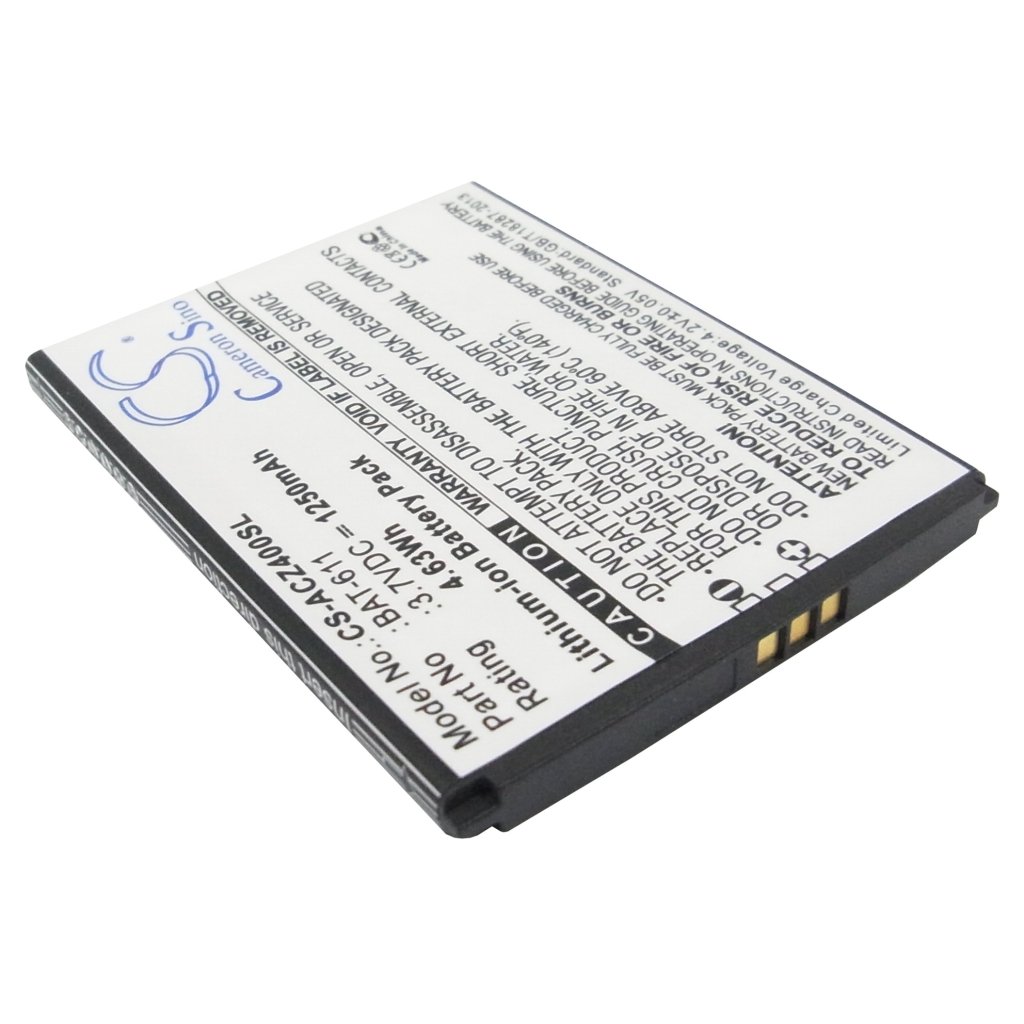 Batterie Batteria del telefono cellulare CS-ACZ400SL