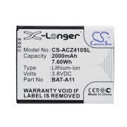CS-ACZ410SL<br />Batterie per   sostituisce la batteria BAT-A11