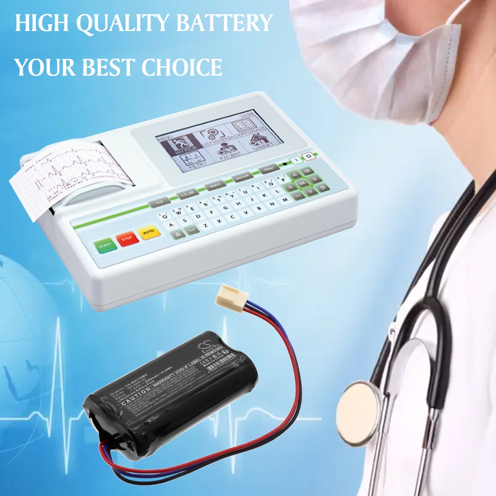 Batteria medica Aspel CS-ADC100MD