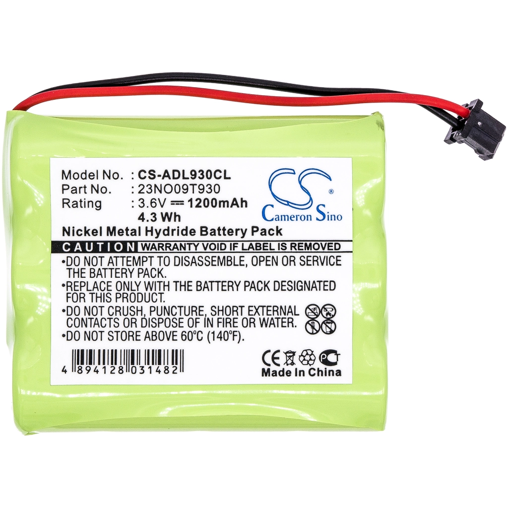 Compatible battery replacement for ASCOM 124402