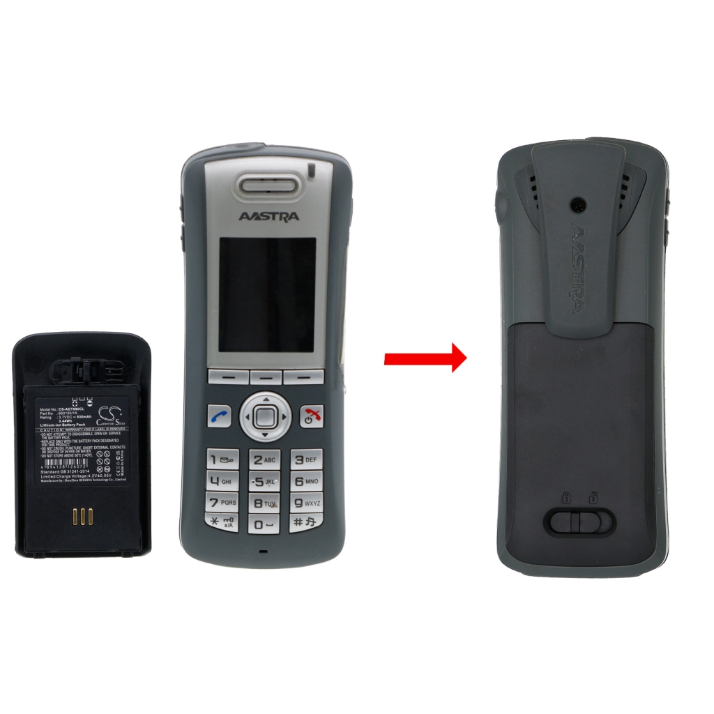 Batteria Telefono Cordless Aastra DT690